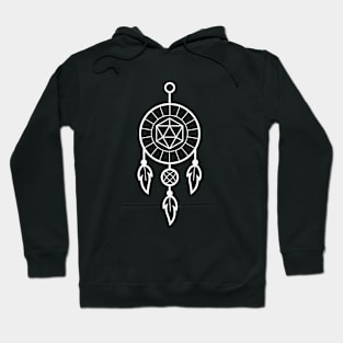 Boho Dreamcatcher Polyhedral D20 Dice Dungeons Crawler and Dragons Slayer Tabletop Player RPG Addict Hoodie